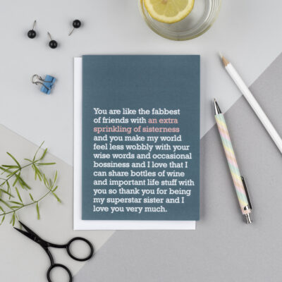 Special Sister Card