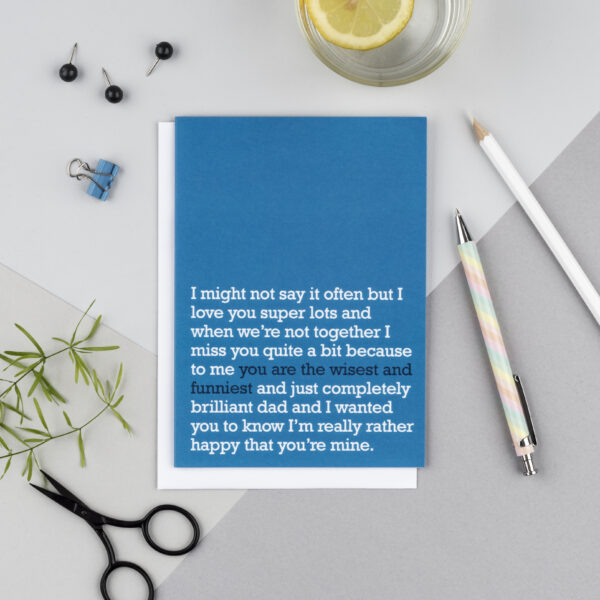 You Are The Wisest And Funniest: Card For Dad
